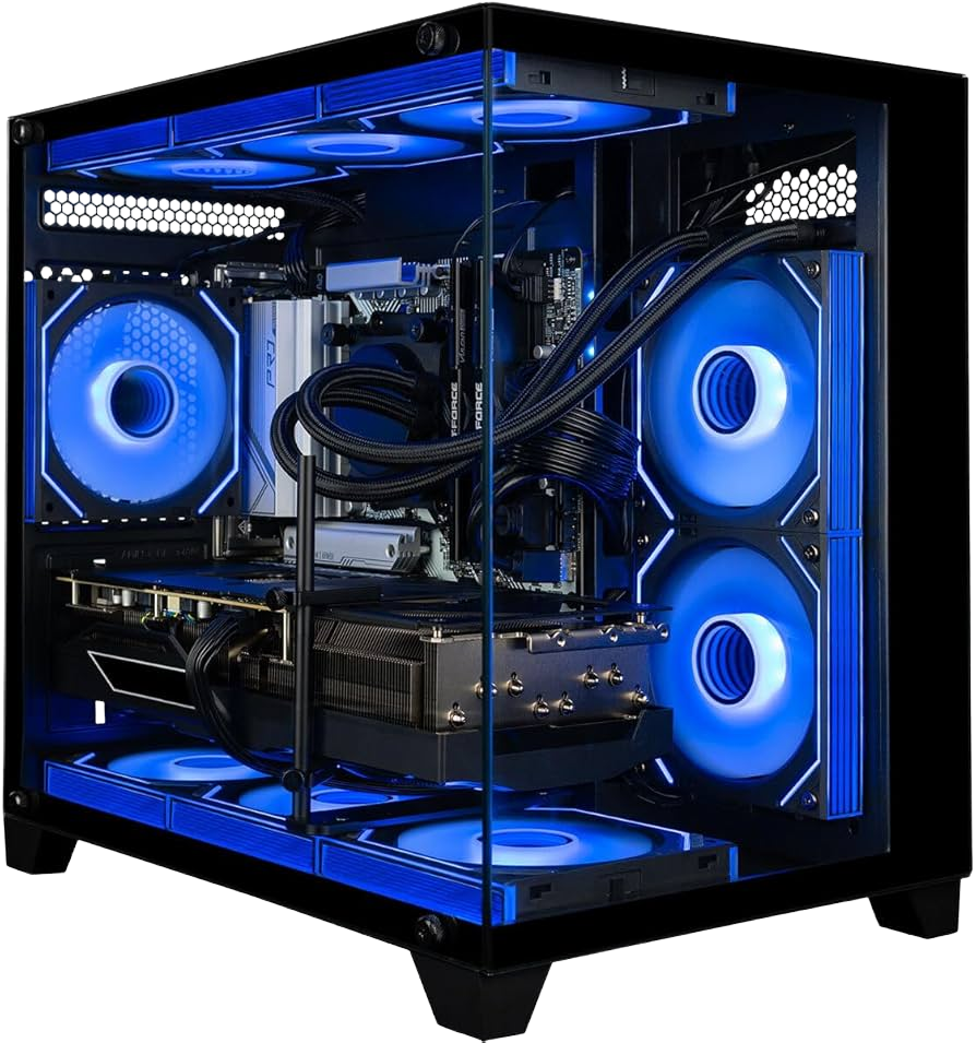 Computador personalizado em montagem